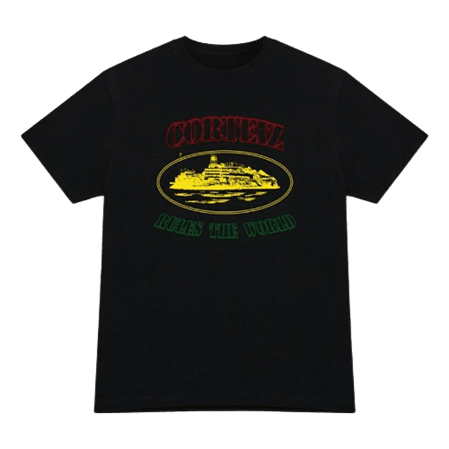 Maglia Corteiz Alcatraz Nera Maglia Corteiz Alcatraz Nera